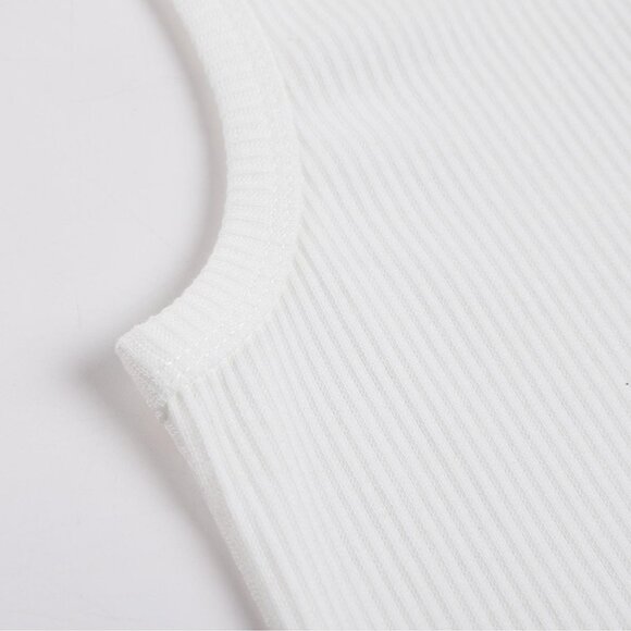 Marithe Francois Girbaud White Vest - Picture 7 of 7